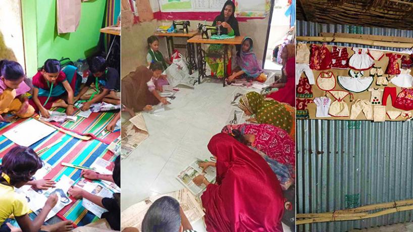 Skill development training on “Tailoring” for hazardous child labor