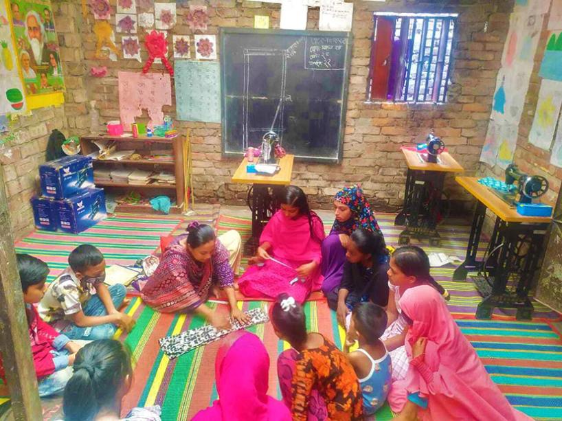 Skill development training on “Tailoring” for hazardous child labor