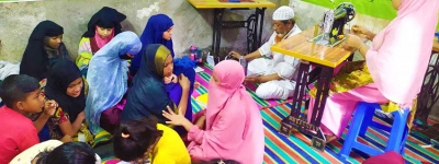 Skill development training on “Tailoring” for hazardous child labor