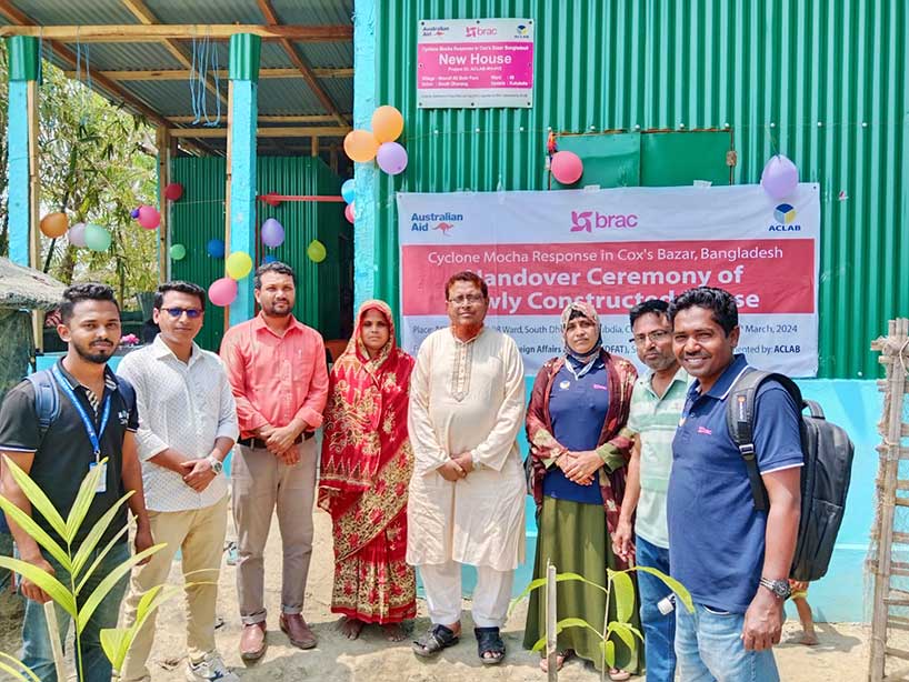 House Handover Ceremony Among the Cyclone Mocha Affected Families