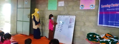 Education for FDMN Children at Bhasan Char Hatia Noakhali