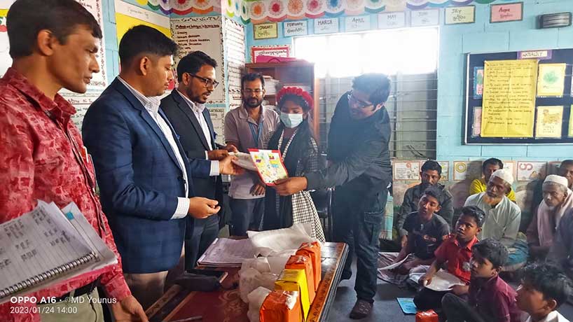 Drawing prize giving ceremony, ACLAB School, Bhasan Char