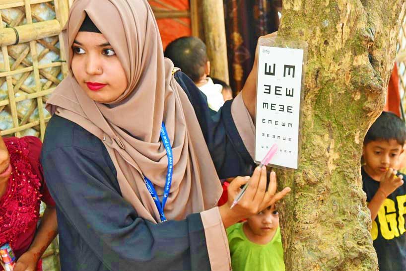 Eyecare project for Rohingya and Host Community.