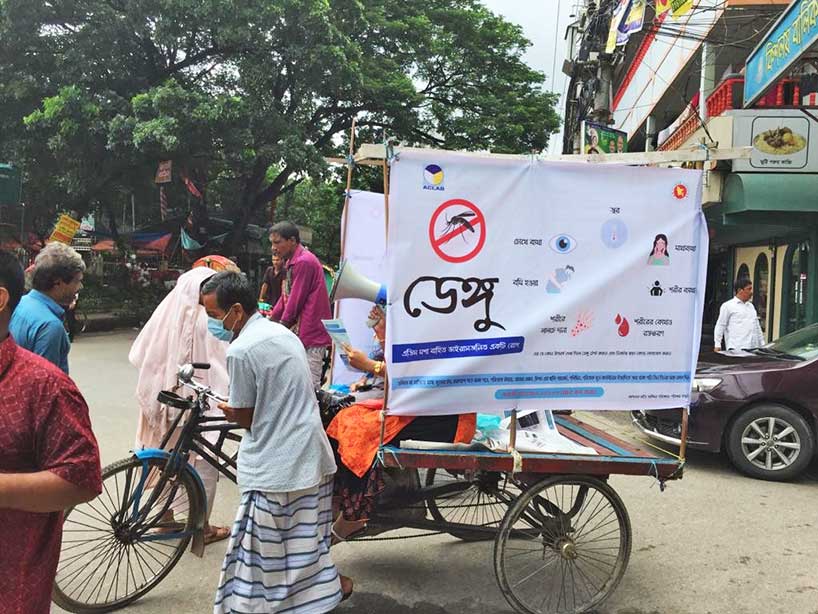 Dengue mass awareness campaign by ACLAB