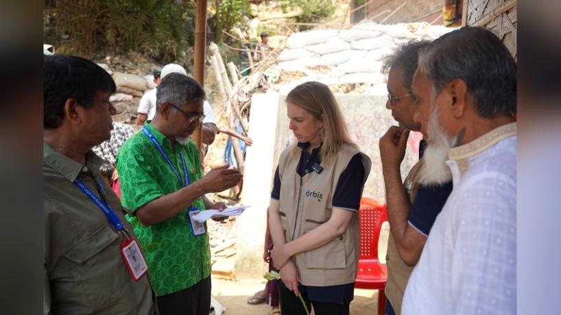 ORBIS International President and CEO Kathleen Sherwin Visits Eye Care Services in Rohingya Camp