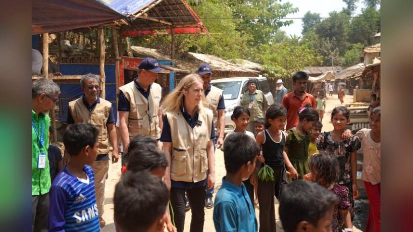 ORBIS International President and CEO Kathleen Sherwin Visits Eye Care Services in Rohingya Camp