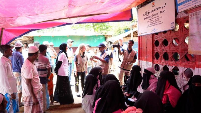 ORBIS International President and CEO Kathleen Sherwin Visits Eye Care Services in Rohingya Camp