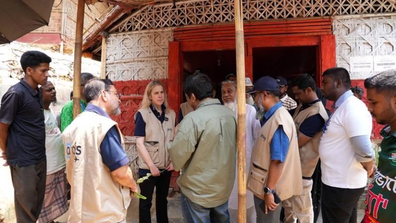 ORBIS International President and CEO Kathleen Sherwin Visits Eye Care Services in Rohingya Camp